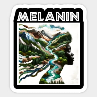 Melanin Afrocentric Sticker